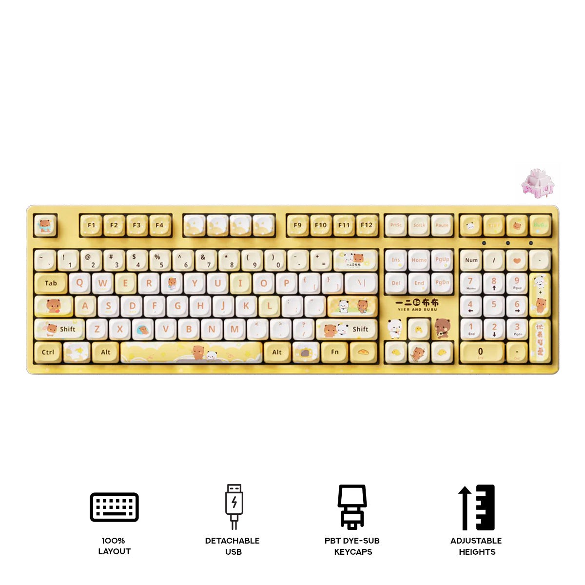 akko-dudu-and-bubu-3108-v3-wired-mechanical-keyboard-yellow-akko-frost-pink-switch-101-3108c-023