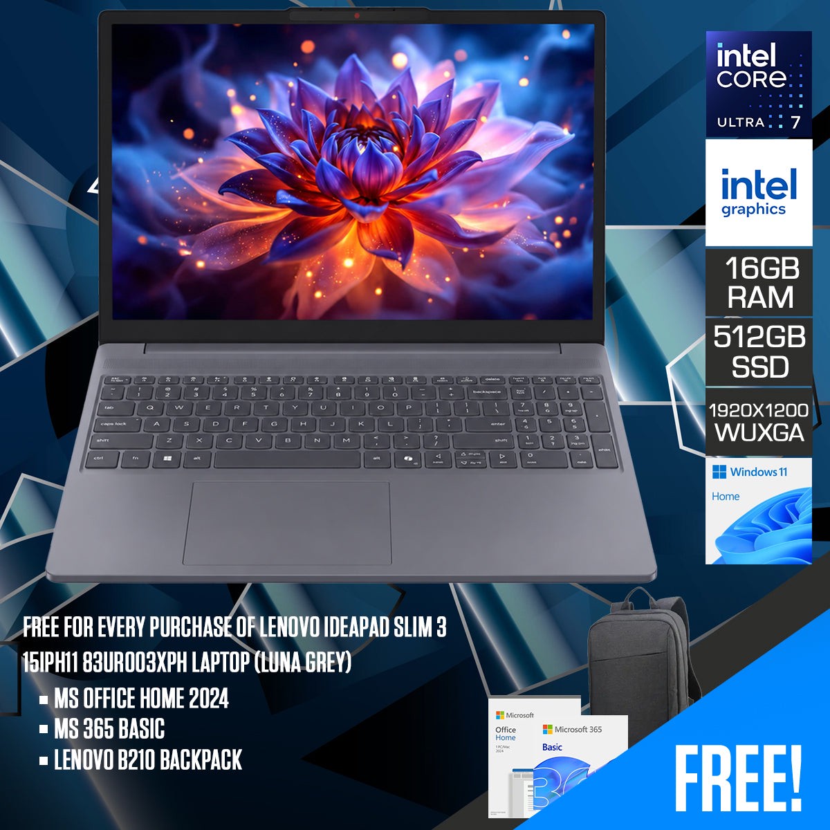 lenovo-ideapad-slim-3-15iph11-83ur003xph-laptop-15-3-wuxga-ips-core-ultra-7-355-16gb-ram-512gb-ssd-intel-graphics-windows-11-home-ms-office-home-2024-ms-365-basic-lenovo-b210