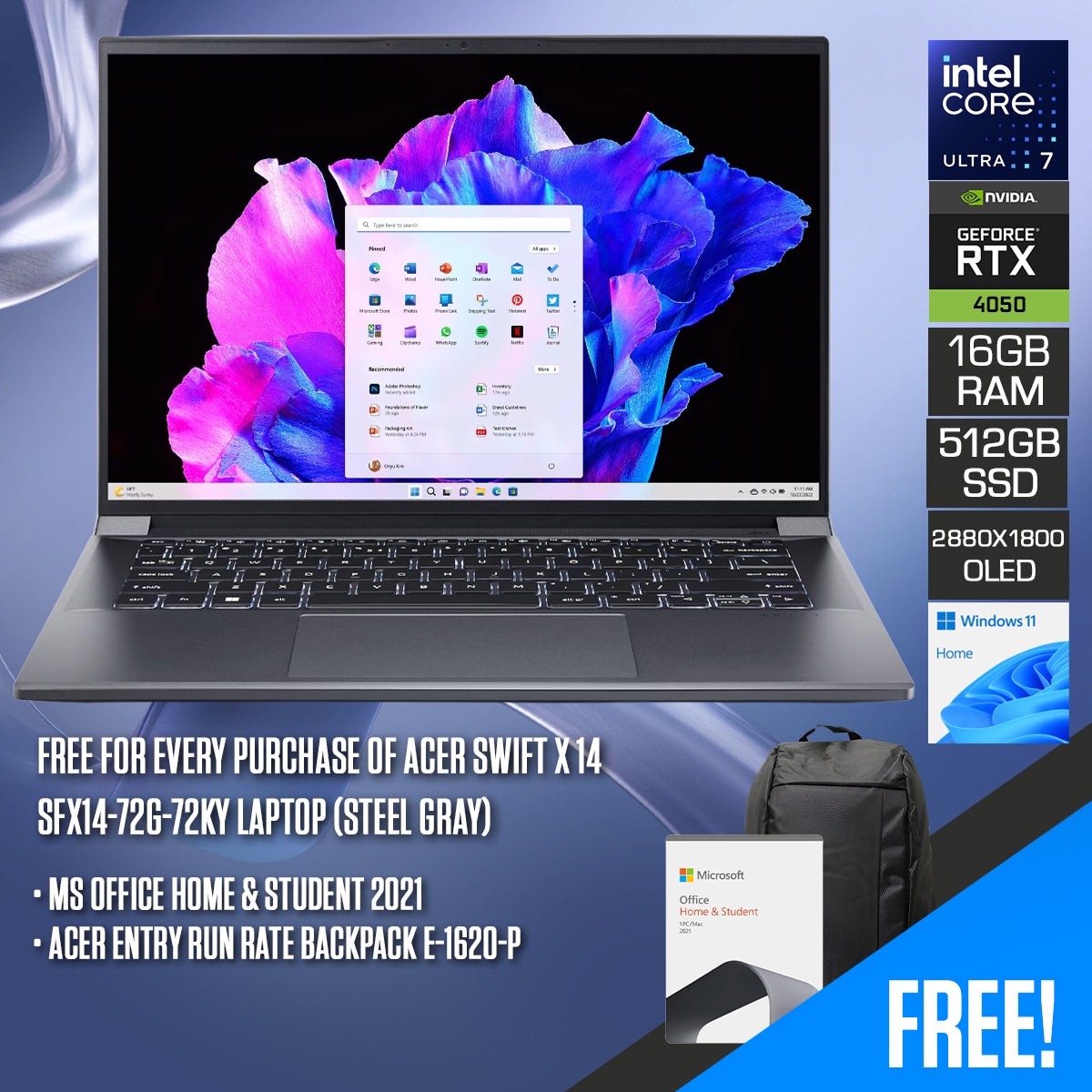 acer-swift-x-14-sfx14-72g-72ky-laptop-14-5-wqxga-120hz-oled-core-ultra-7-155h-16gb-ram-512gb-ssd-rtx-4050-windows-11-home-ms-office-home-student-2021-acer-entry-run-rate