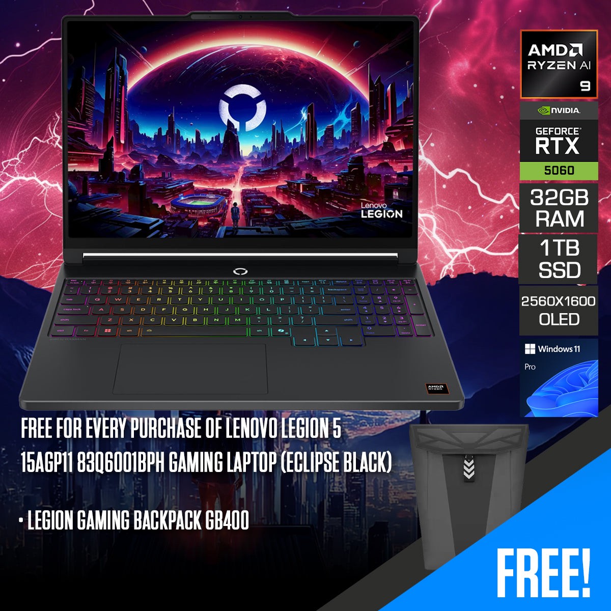 lenovo-legion-5-15agp11-83q6001bph-gaming-laptop-eclipse-black-15-3-wqxga-2560x1600-oled-165hz-ryzen-ai-9-465-32gb-ram-1tb-ssd-rtx-5060-windows-11-pro-legion-gaming-backpack-gb400