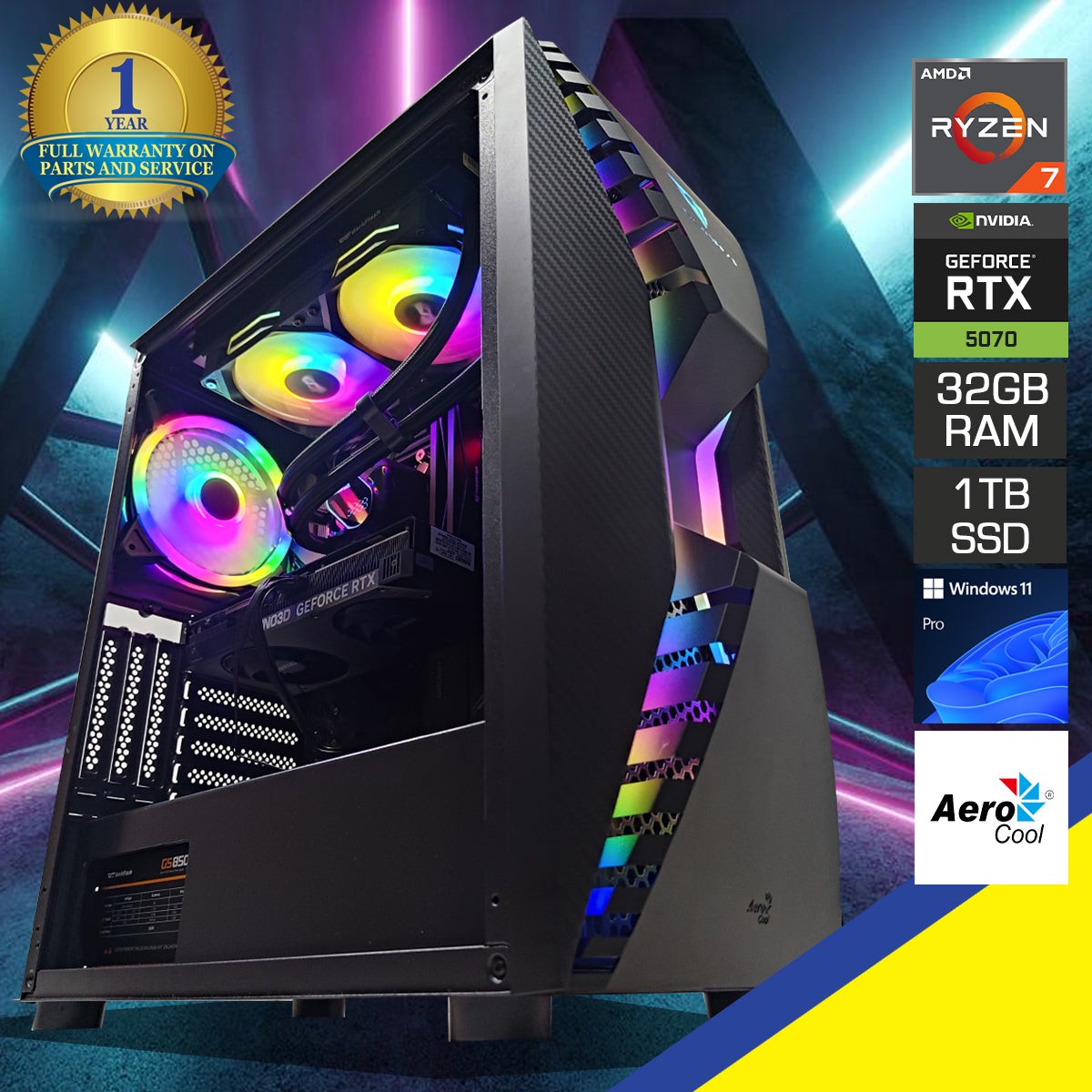 optima-thunder-x3-black-desktop-gaming-pc-amd-ryzen-7-7800x3d-32gb-ram-1tb-ssd-rtx-5070-windows-11-pro