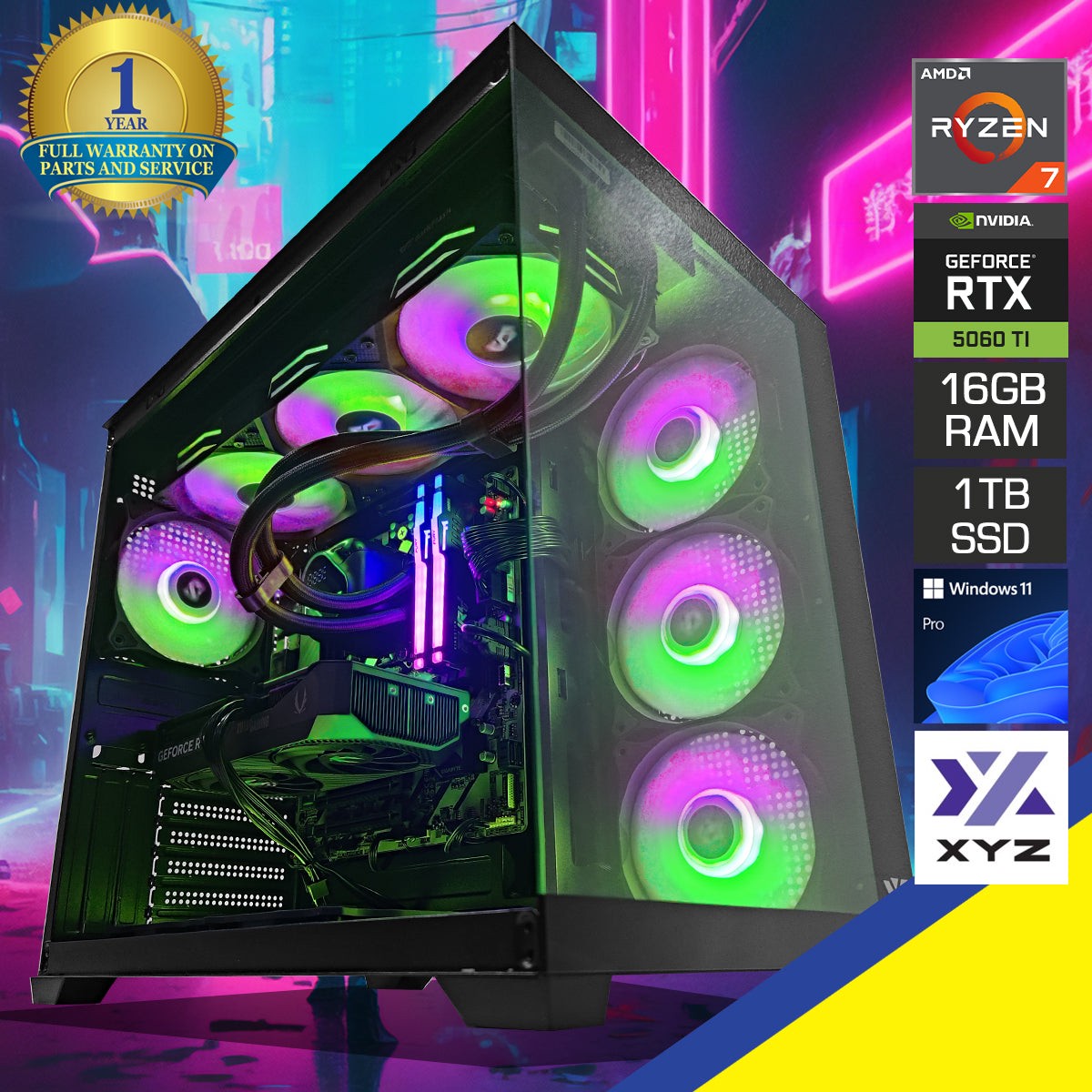sophos-tesseract-black-desktop-gaming-pc-amd-ryzen-7-9700x-16gb-ram-1tb-ssd-rtx-5060-ti-windows-11-pro