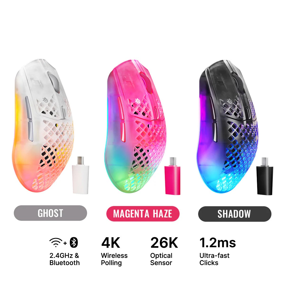 steelseries-aerox-3-wireless-gen-2-4k-gaming-mouse-ghost-magenta-haze-shadow