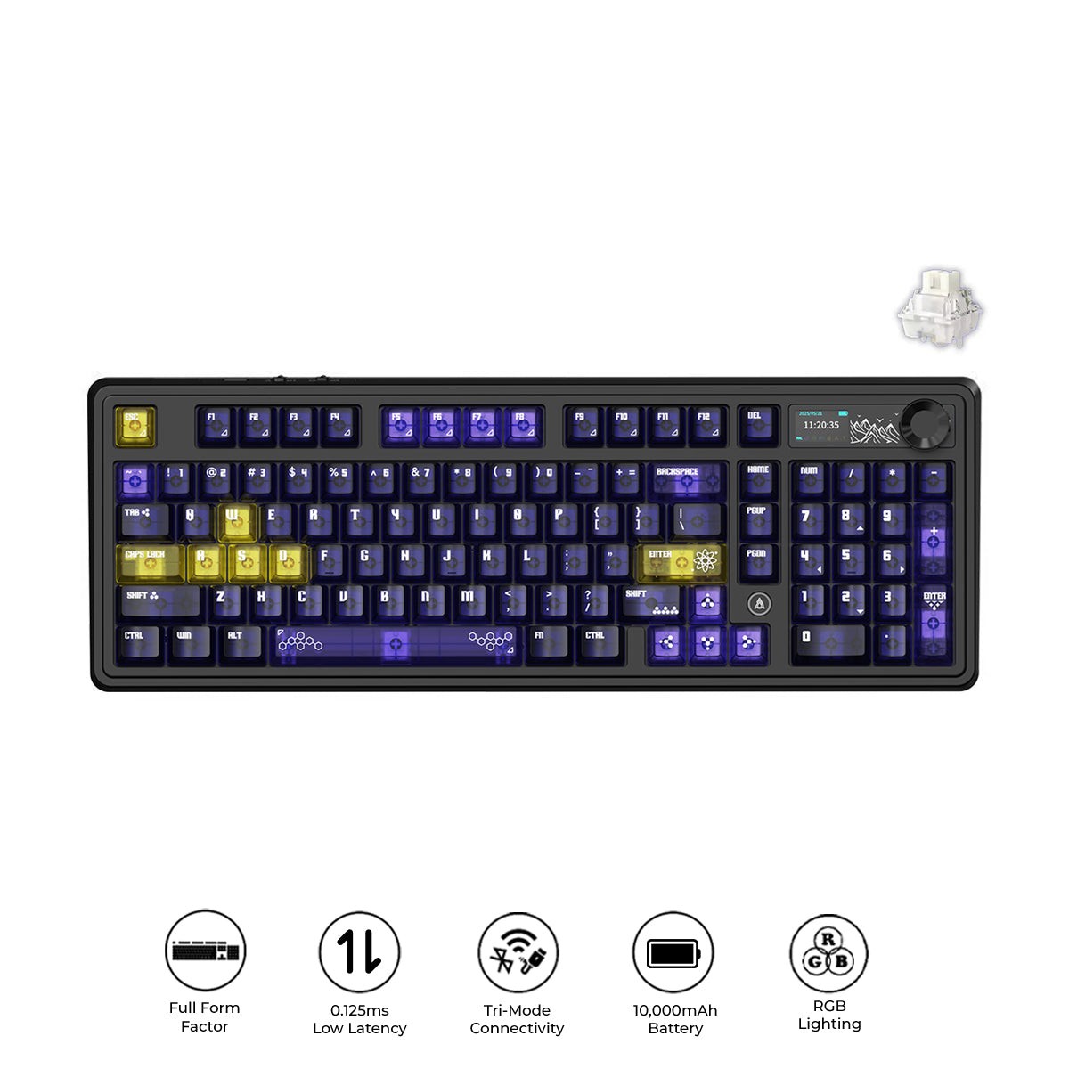 ajazz-ak980-v2-pro-rgb-tri-mode-mechanical-keyboard-transparent-yellow-purple-deep-purple-lichee-switch