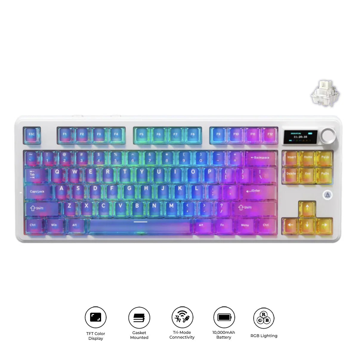 ajazz-mk87-pro-rgb-tri-mode-mechanical-keyboard-transparent-gradient-blue-purple-pink-orange-lichee-switch