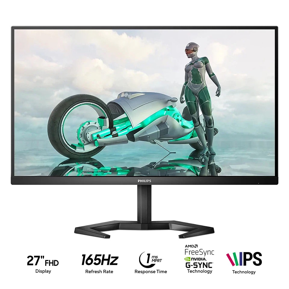 philips-evnia-27m1n3200z-71-27-fhd-1920x1080-165hz-1ms-mprt-ips-gaming-monitor-with-height-tilt-swivel-pivot-adjustment-black