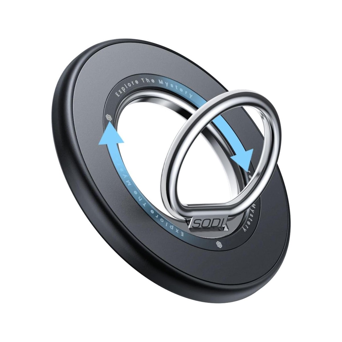 sodi-bm350-double-sided-magnetic-phone-ring-holder-grip-for-iphone-black