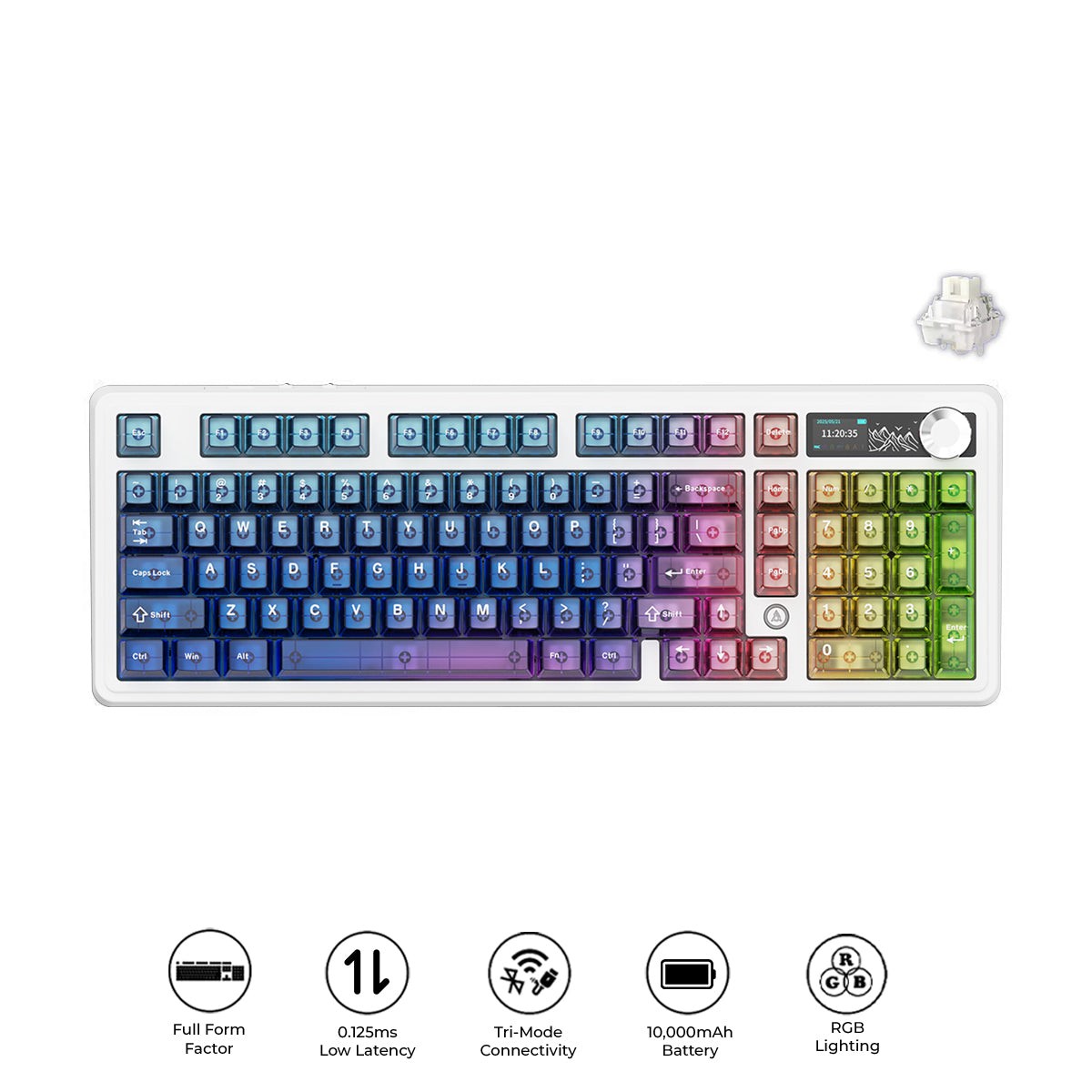 ajazz-ak980-v2-pro-rgb-tri-mode-mechanical-keyboard-transparent-blue-purple-pink-orange-lichee-switch