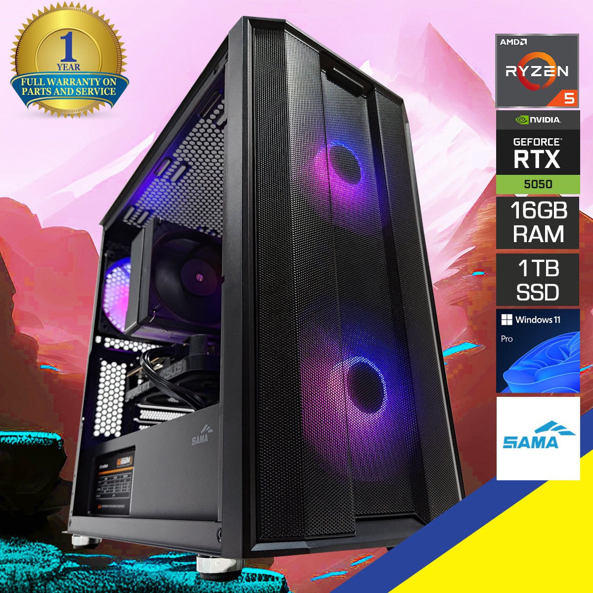 sigma-s30-black-desktop-gaming-pc-amd-ryzen-5-7500f-16gb-ram-1tb-ssd-rtx-5050-windows-11-pro