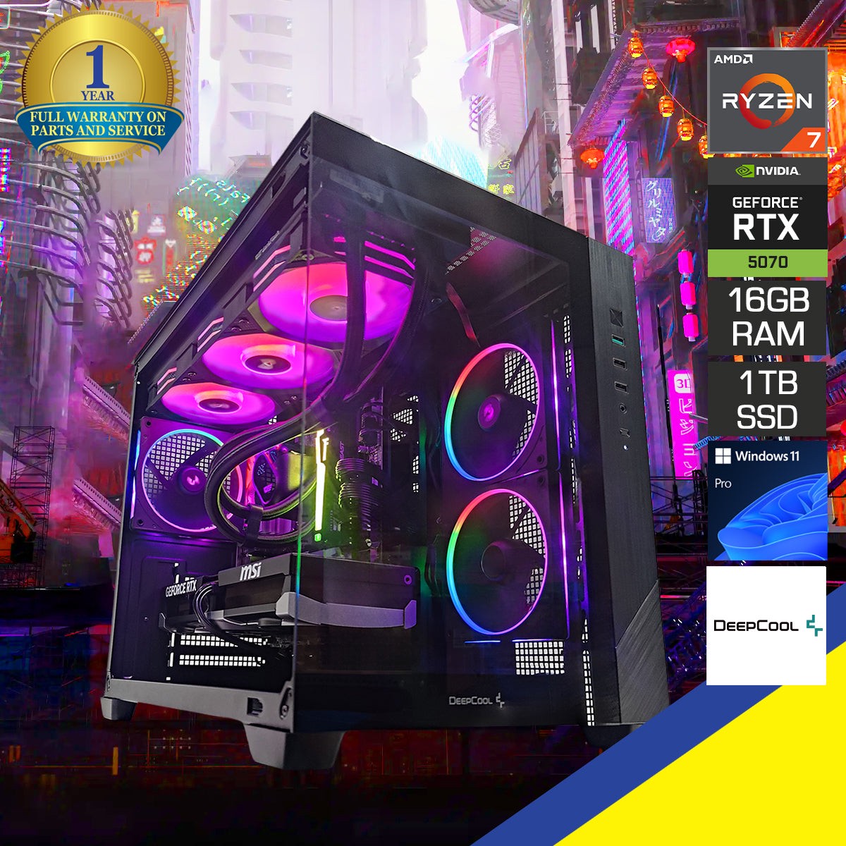 sophos-cg330-black-desktop-gaming-pc-amd-ryzen-7-9700x-16gb-ram-1tb-ssd-rtx-5070-windows-11-pro