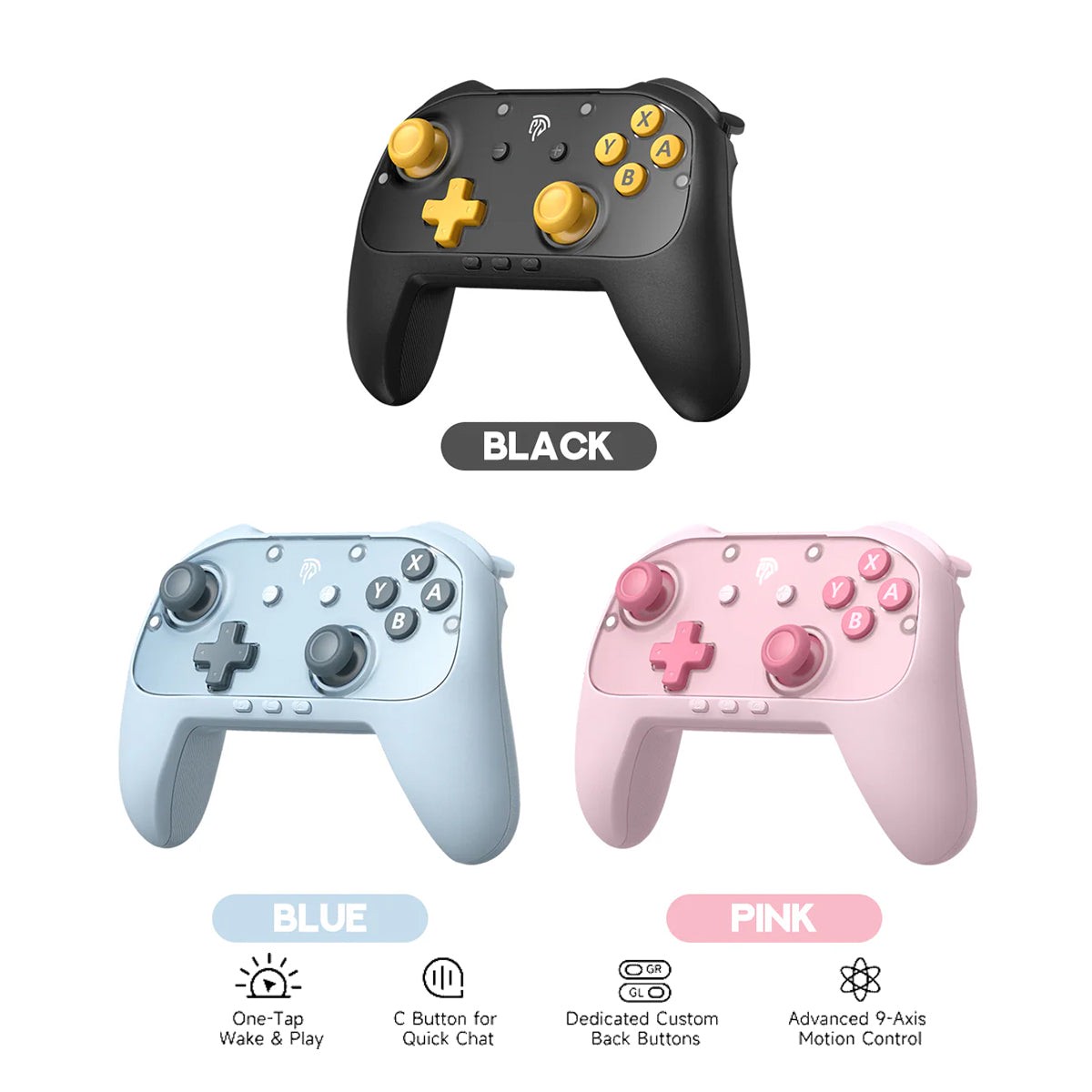 easysmx-s10-lite-gaming-controller-with-hall-effect-microswitch-9-axis-precision-for-nintendo-switch-2-pc-steamdeck-ios-android-black-blue-pink