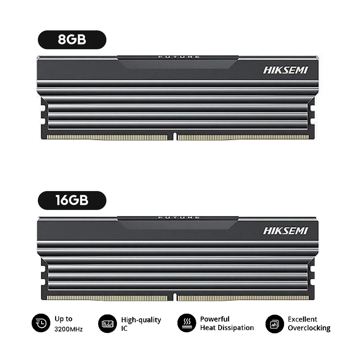 hiksemi-future-non-rgb-single-ddr4-3200mhz-u10-udimm-gaming-memory-with-heatsink-black-8gb-16gb