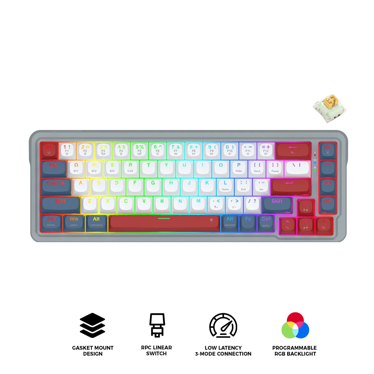 redragon-k709grw-rgb-nova-pro-81-keys-75-hot-swappable-gasket-mounted-wireless-mechanical-gaming-keyboard-yolk-rpc-linear-switch-grey-red-white