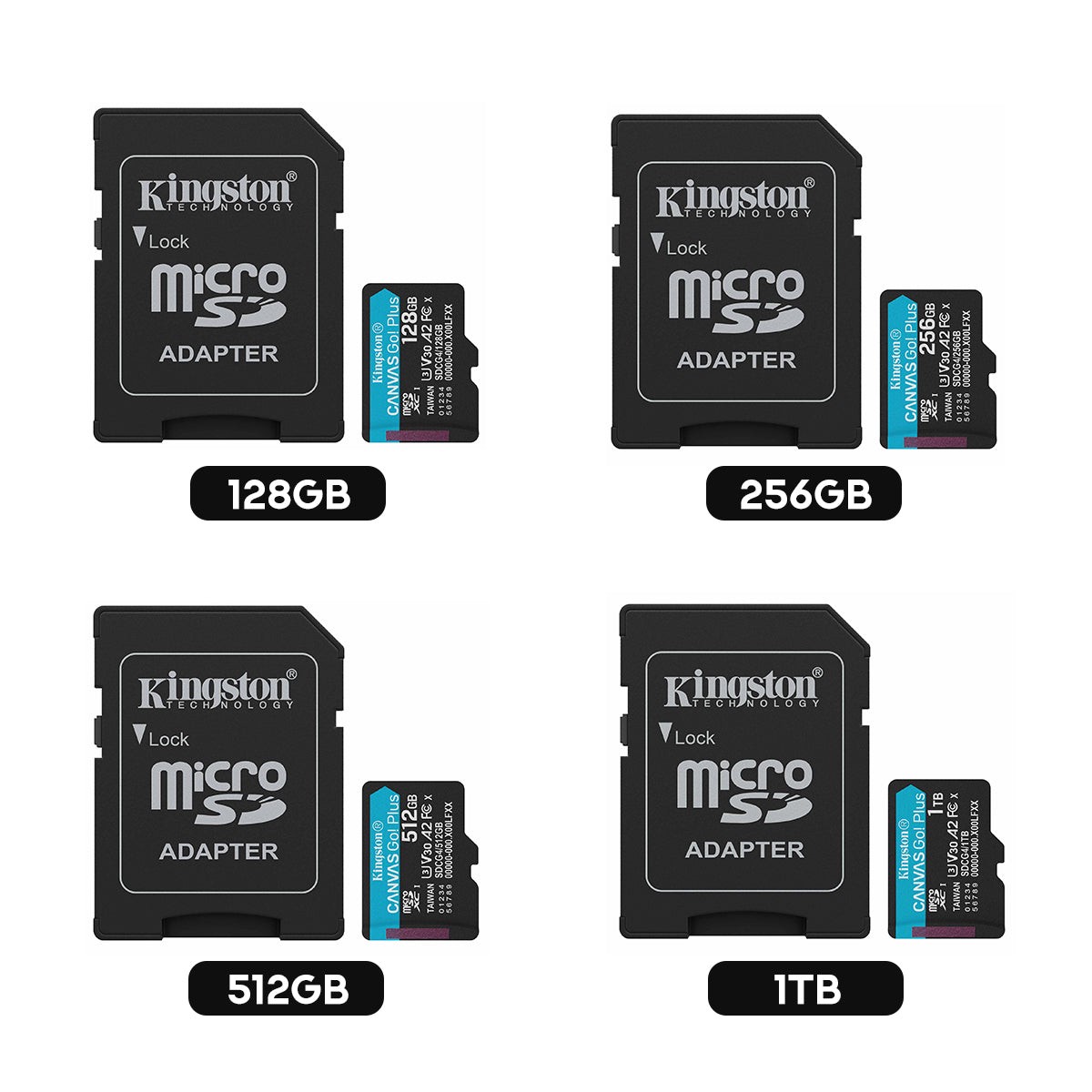 kingston-canvas-go-plus-c10-uhs-i-u3-v30-a2-200mb-s-read-microsd-memory-card-with-sd-adapter-128gb-256gb-512gb-1tb