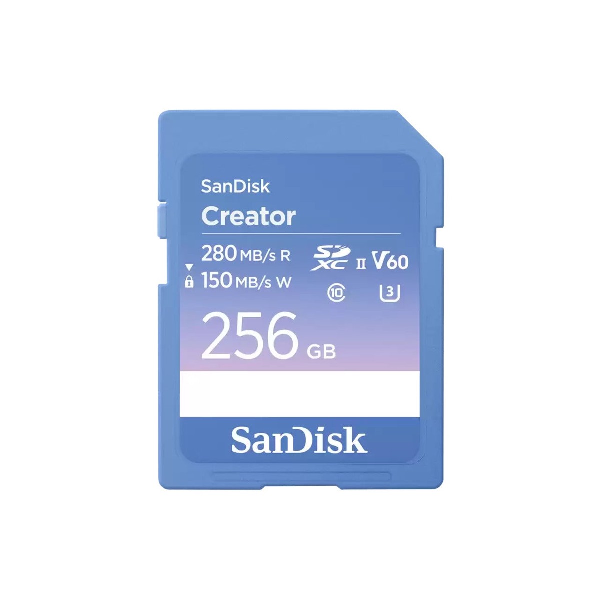 sandisk-creator-256gb-uhs-ii-280mb-s-read-150mb-s-write-microsd-card-with-adapter