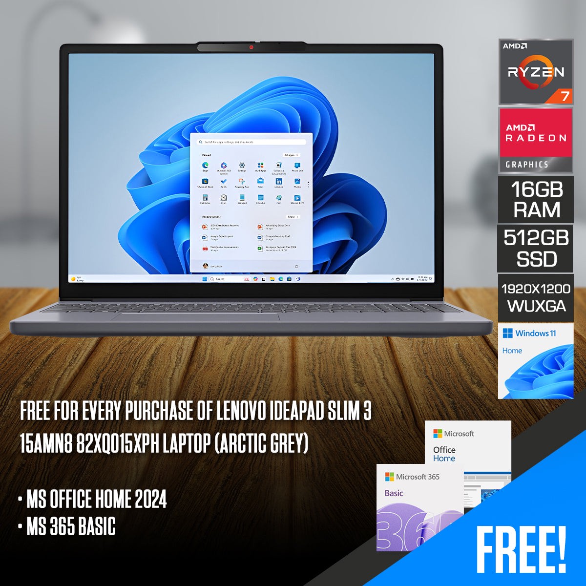 lenovo-ideapad-slim-3-15arp10-83k700hxph-laptop-15-3-wuxga-ips-ryzen-7-7735hs-16gb-ram-512gb-ssd-amd-radeon-680m-graphics-windows-11-home-ms-office-home-2024-ms-365-basic