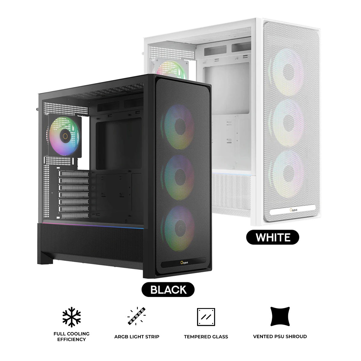 ocypus-delta-c70-argb-mid-tower-pc-case-black-white