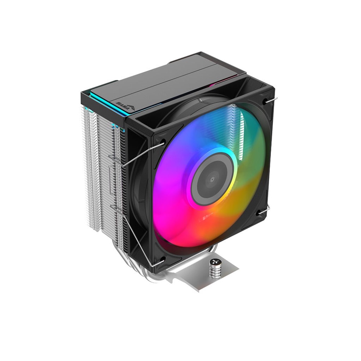 sama-x40l-compact-cpu-air-cooler-with-metal-finish-industrial-look-pair-with-argb-100mm-fan-x40-xxwayx0x-g