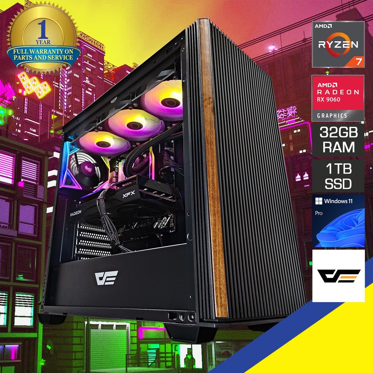 sophos-ds900ws-black-desktop-gaming-pc-amd-ryzen-7-9700x-32gb-ram-1tb-ssd-rx-9060-xt-windows-11-pro