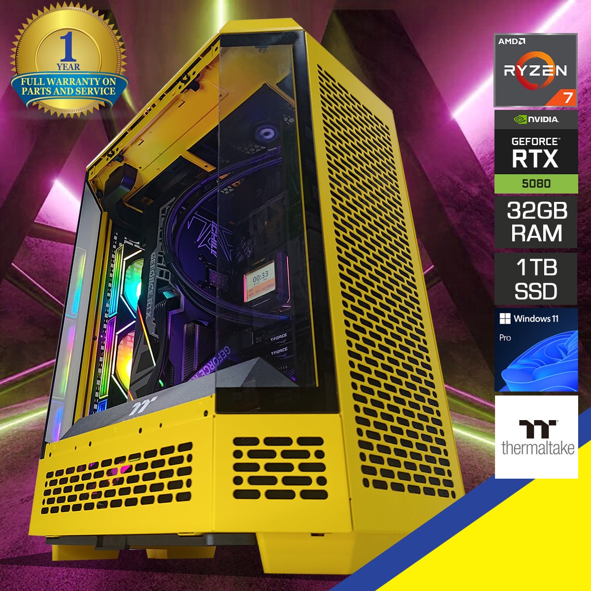ultra-the-tower-600-yellow-desktop-gaming-pc-amd-ryzen-7-9800x3d-32gb-ram-1tb-ssd-rtx-5080-windows-11-pro