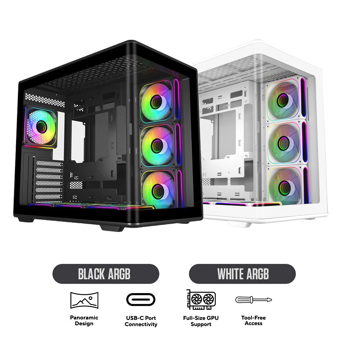 cooler-master-elite-600-tg-atx-mid-tower-pc-case-with-usb-c-port-black-argb-white-argb-e600-kgnn-s02-e600-wgnn-s02