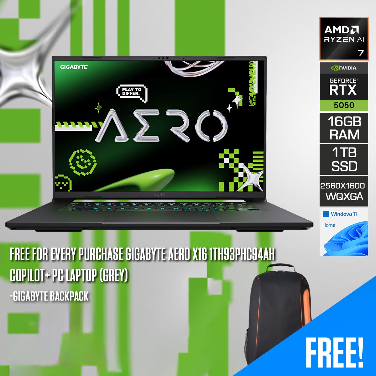 gigabyte-aero-x16-1th93phc94ah-copilot-pc-laptop-grey-16-wqxga-2560x1600-165hz-ips-ryzen-ai-7-350-16gb-ram-1tb-ssd-rtx-5050-8gb-windows-11-home-gigabyte-backpack