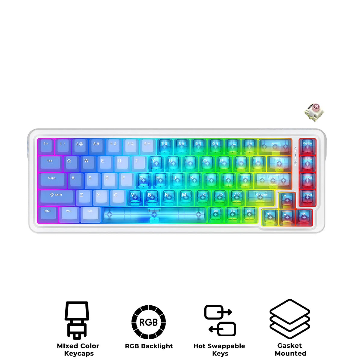 redragon-nova-magnetic-k709-rgb-hot-swappable-wired-65-keyboard-with-rapid-trigger-ultramag-magnetic-linear-switch-white-blue-transparent