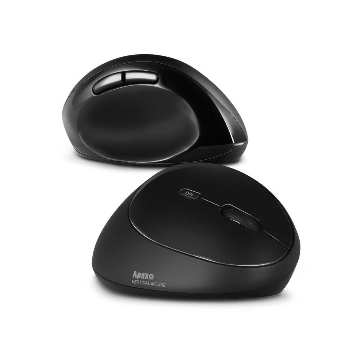 apaxq-mv-188-ergonomic-wireless-vertical-mouse-black