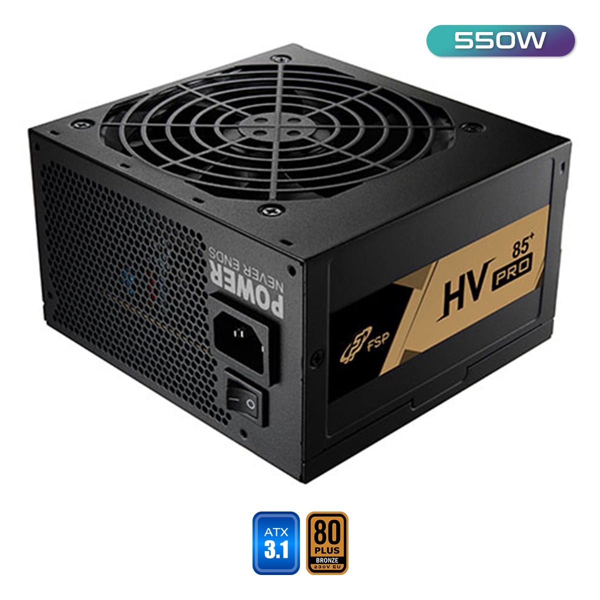 fsp-hv-pro-85-550w-80-bronze-atx-3-1-non-modular-power-supply