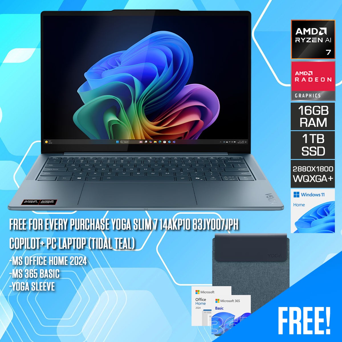 lenovo-yoga-slim-7-14akp10-83jy007jph-copilot-pc-laptop-14-2-8k-wqxga-oled-120hz-ryzen-ai-7-350-16gb-ram-1tb-ssd-amd-radeon-860m-graphics-windows-11-home-ms-office-home-2024-ms