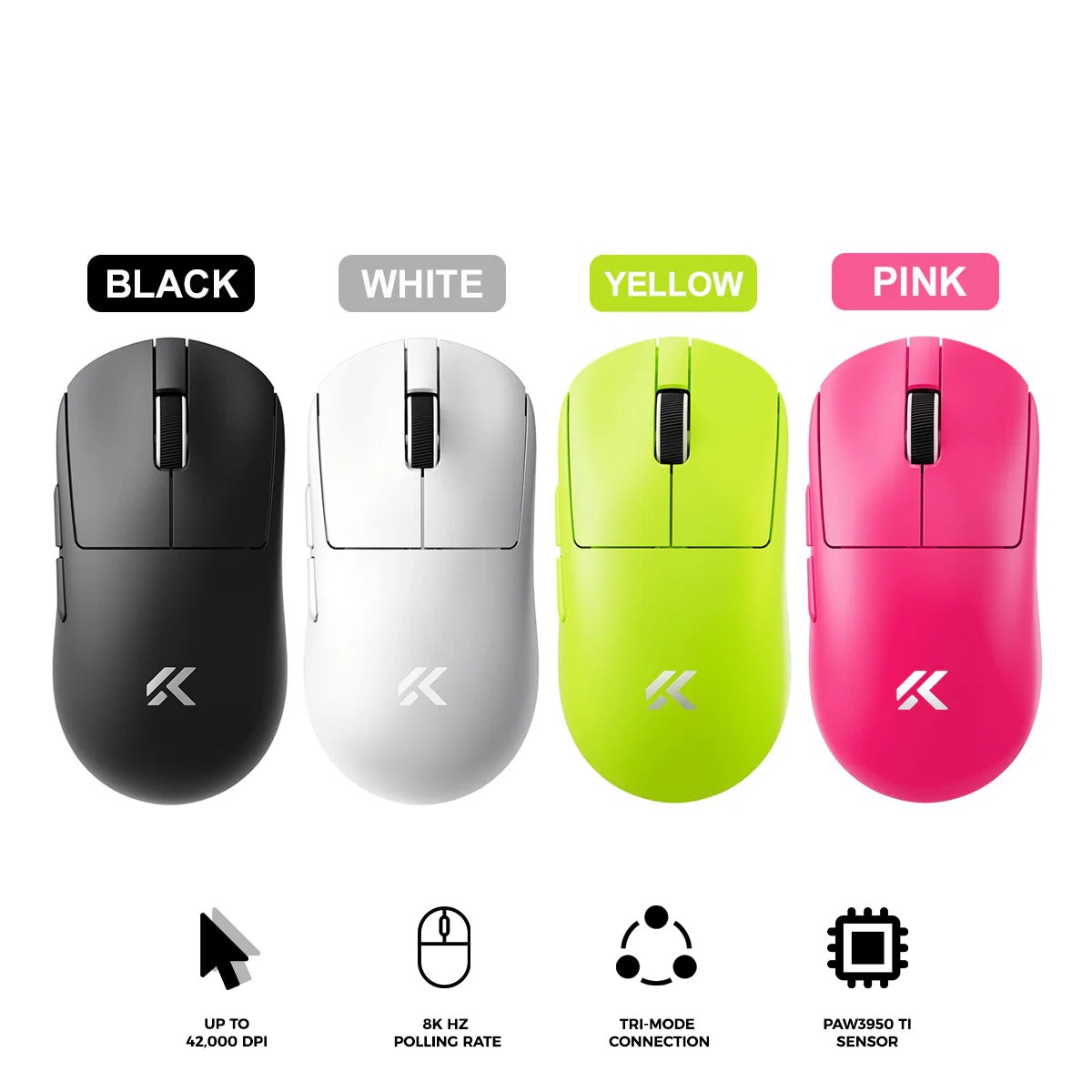 mchose-a7-v2-ultra-tri-mode-lightweight-all-round-gaming-mouse-black-pink-white-yellow