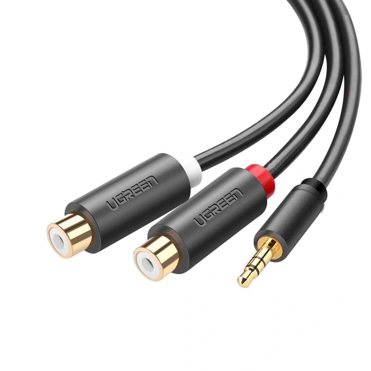 ugreen-3-5mm-male-to-2-rca-female-cable-0-25m-gray-av109-10547