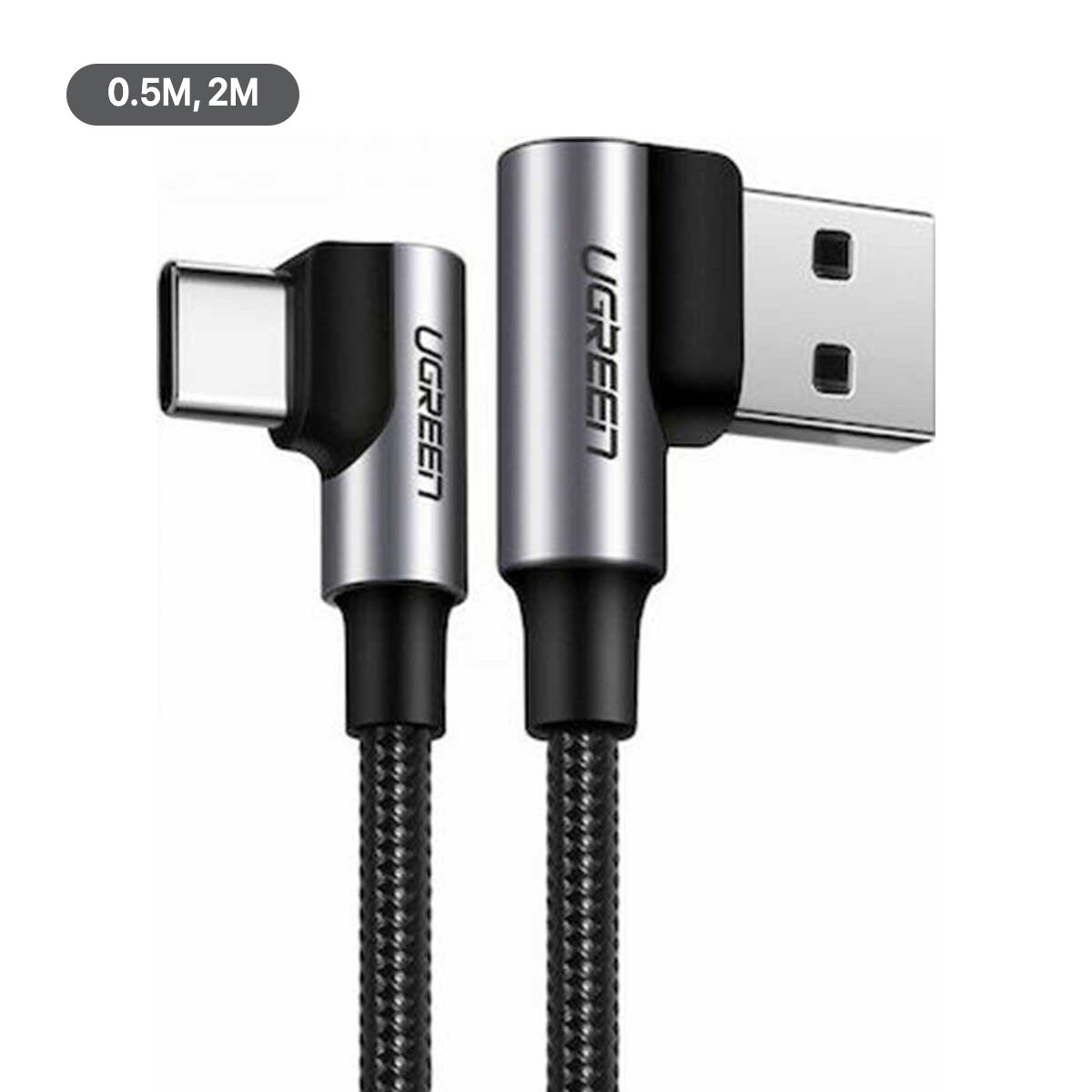 ugreen-angled-usb-c-male-to-angled-usb-2-0-a-male-3a-data-cable-black-0-5m-2m-us176