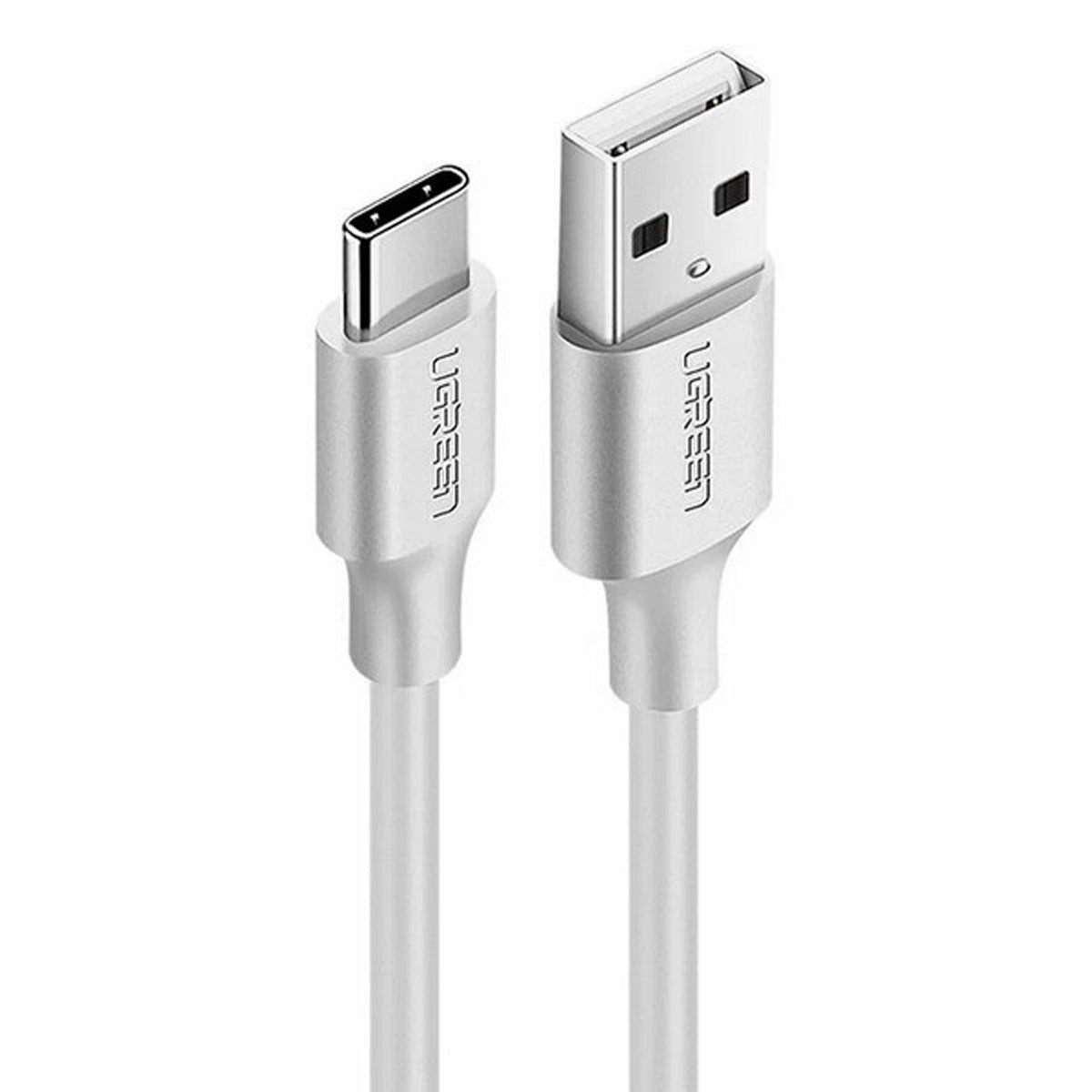 ugreen-usb-a-2-0-to-usb-c-cable-nickel-plating-1-5m-white-us287-60122