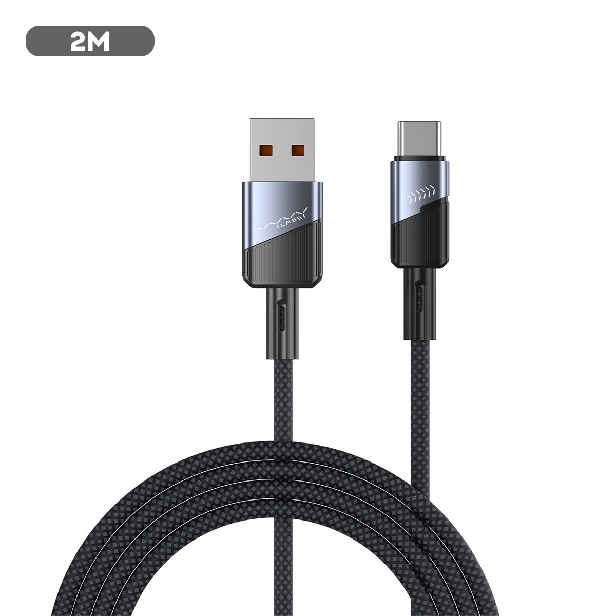 vyvylabs-superb-series-fast-charging-cable-usb-to-type-c-3a-2m-dark-grey-vcjluc2-gy