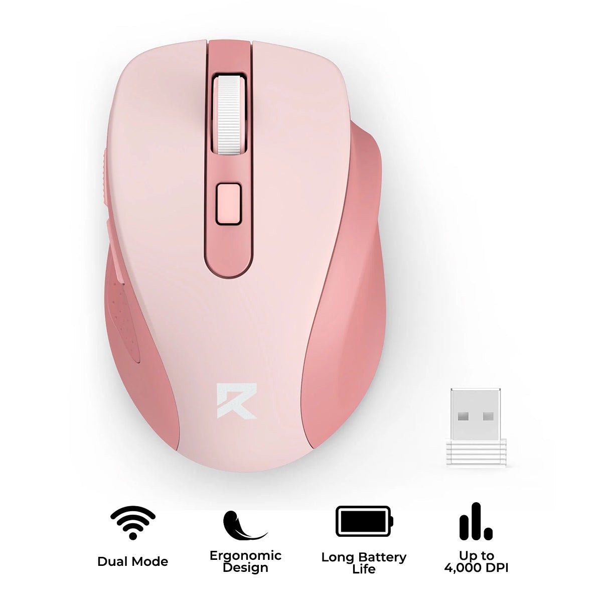 redragon-bm-4091p-pro-dual-mode-office-mouse-pink