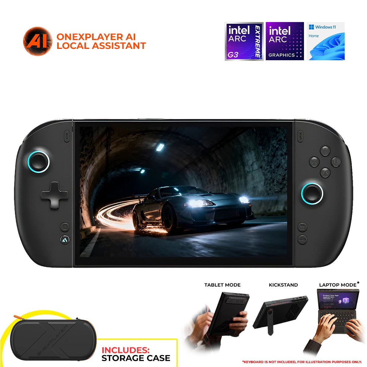 onexplayer-3-intel-arc-g3-extreme-8-8-1920x1200-amoled-display-144hz-32gb-lpddr5x-8533mt-s-1tb-m-2-2280-pcie-4-0x4-ssd-windows-11-3-in-1-handheld-console-storage-case