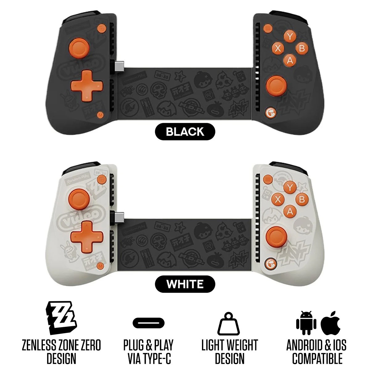 gamesir-x-zenless-zone-zero-x5-lite-type-c-wired-mobile-game-controller-black-white