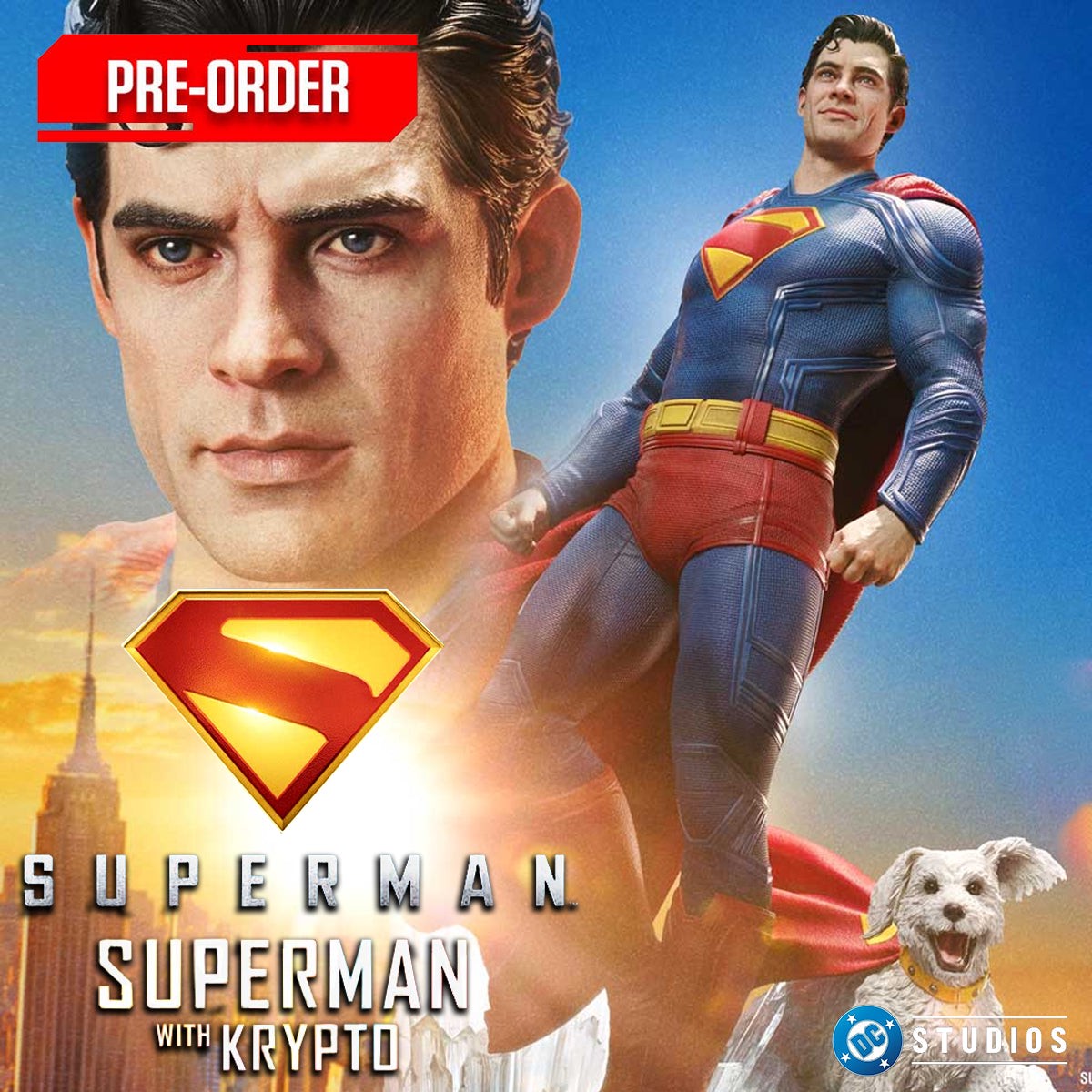 real-elite-masterline-superman-2025-film-superman-with-krypto-regular-version-pre-order-downpayment
