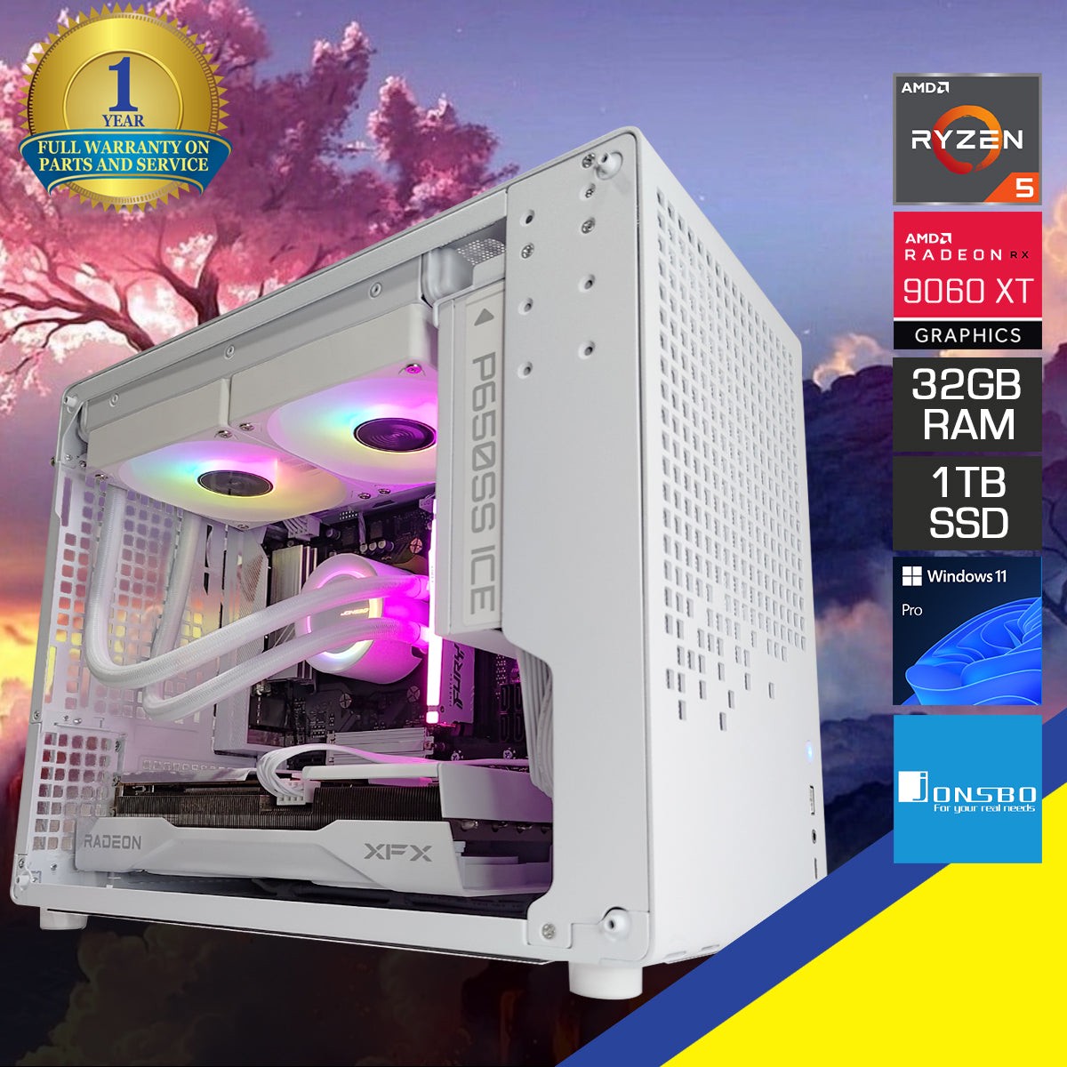 sigma-z20-white-desktop-gaming-pc-ryzen-5-7500f-32gb-ram-1tb-ssd-rx-9060-xt-windows-11-pro