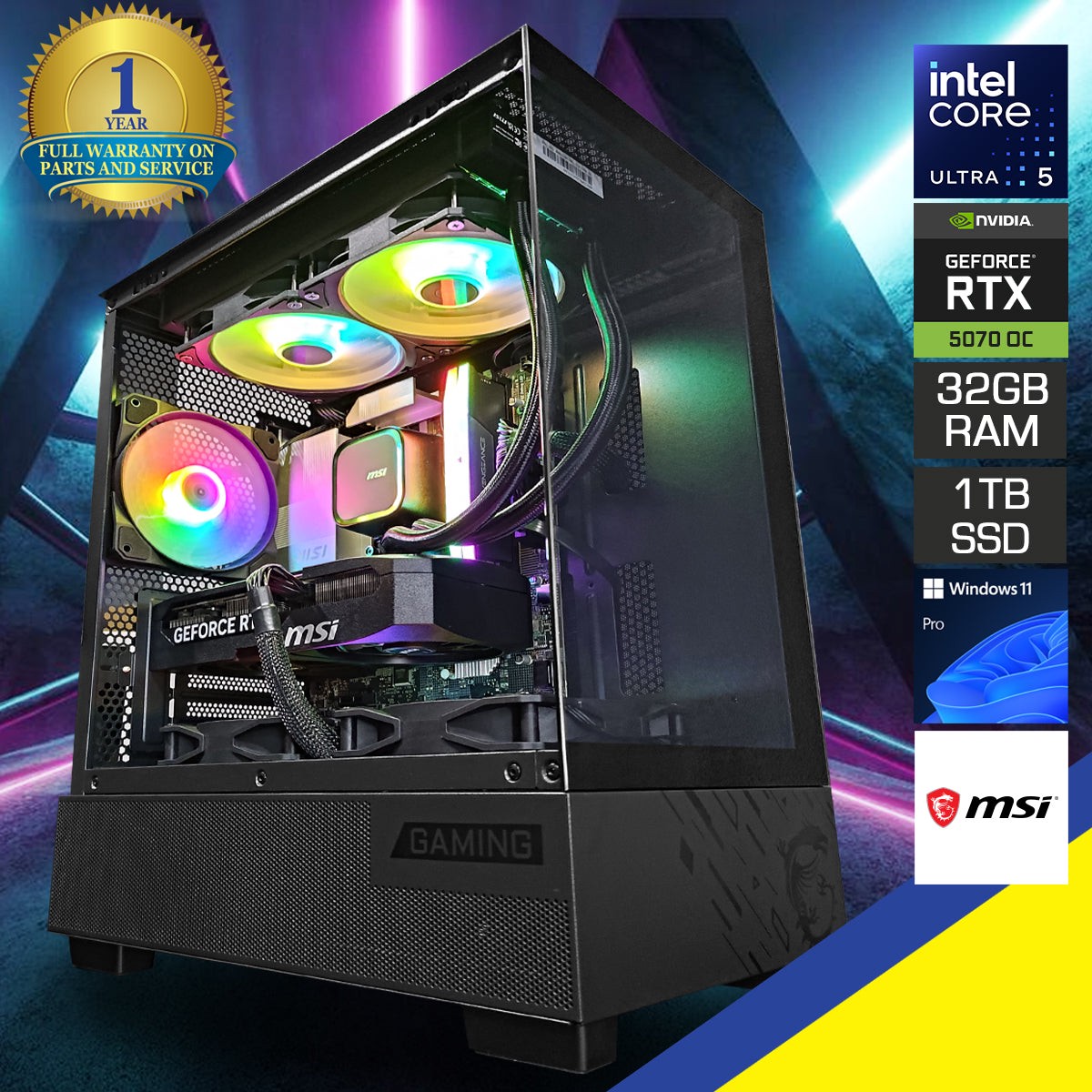 aurora-m110a-black-desktop-gaming-pc-intel-ultra-5-225-32gb-ram-1tb-ssd-rtx-5070-oc-windows-11-pro