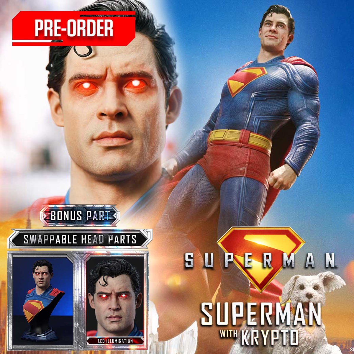 real-elite-masterline-superman-2025-film-superman-with-krypto-bonus-version-pre-order-downpayment