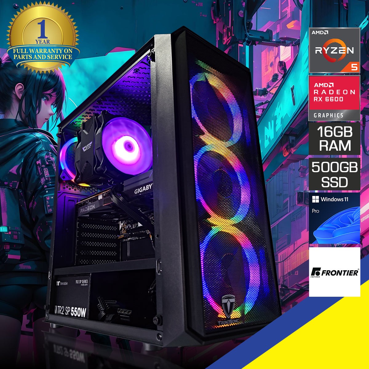 alpha-megatron-black-desktop-gaming-pc-amd-ryzen-5-5600-16-gb-ram-500-gb-ssd-rx6600-windows-11-pro