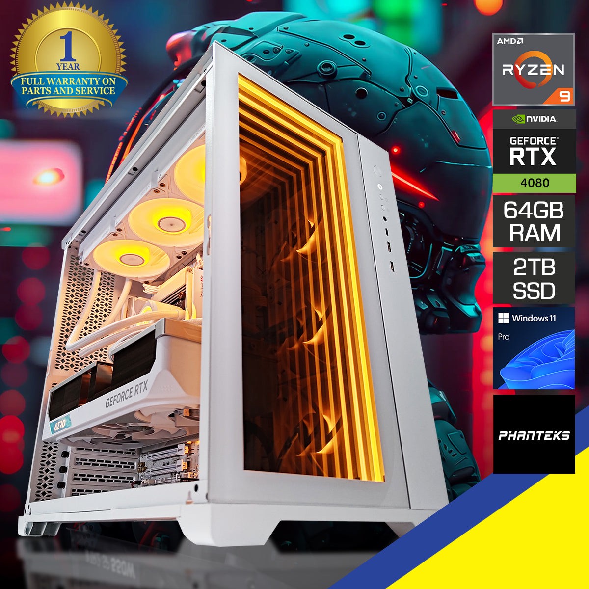 ultra-magniumgear-neo-qube-2-white-desktop-gaming-pc-amd-ryzen-9-9900x-64-gb-ram-2tb-ssd-rtx-4080-super-windows-11-pro