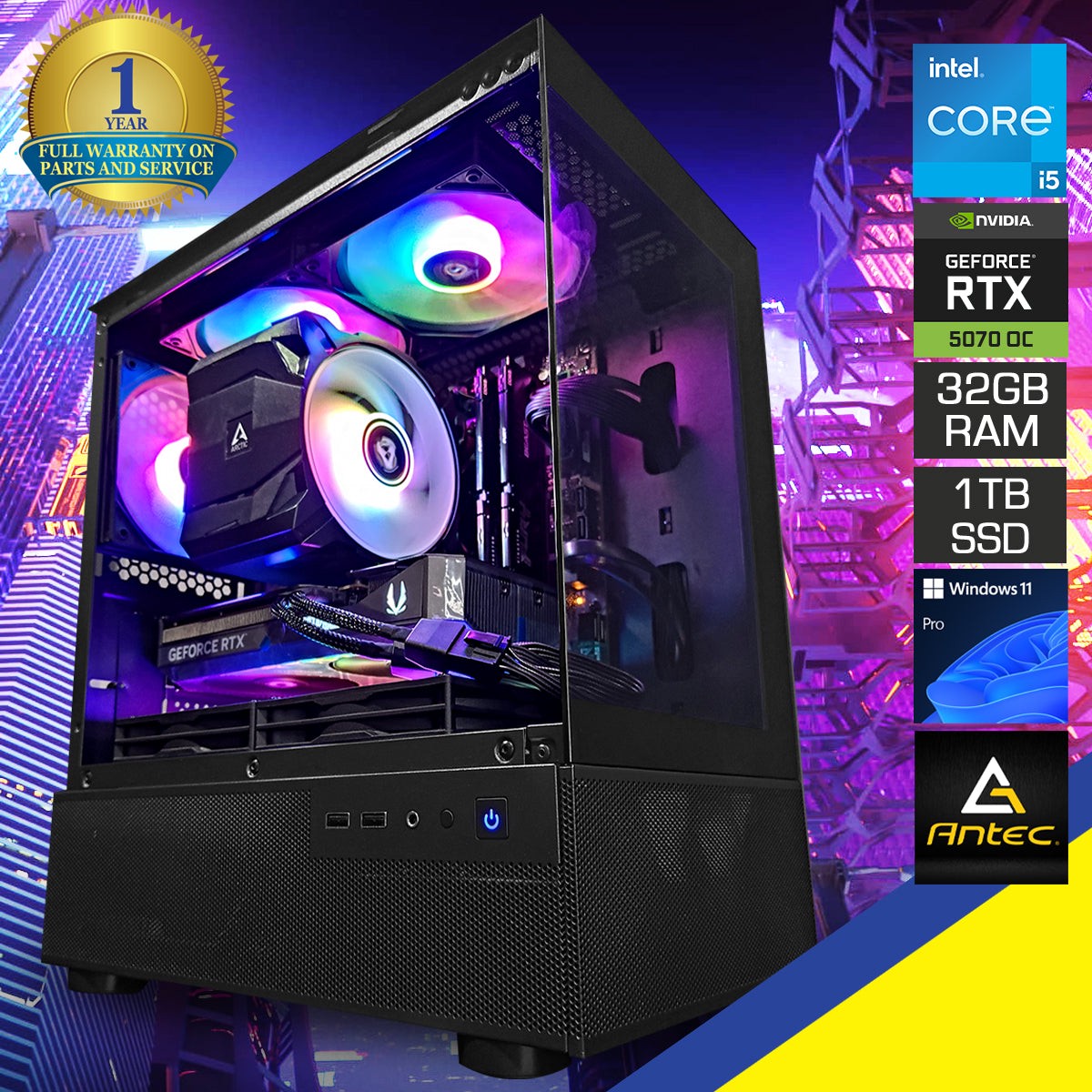 aurora-cx200m-black-desktop-gaming-pc-intel-i5-14600kf-32gb-ram-1tb-ssd-rtx-5070-oc-windows-11-pro