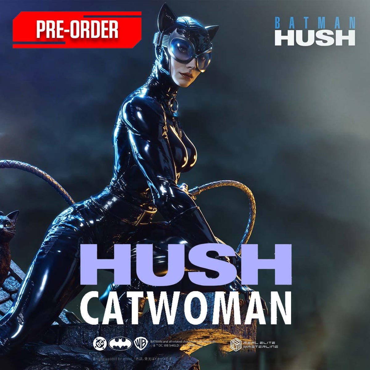 real-elite-masterline-batman-hush-comics-catwoman-regular-version-pre-order-downpayment