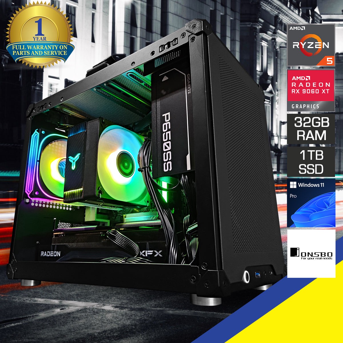 sigma-c6-max-black-desktop-gaming-pc-ryzen-5-7500f-32gb-ram-1tb-ssd-rx-9060-xt-windows-11-pro