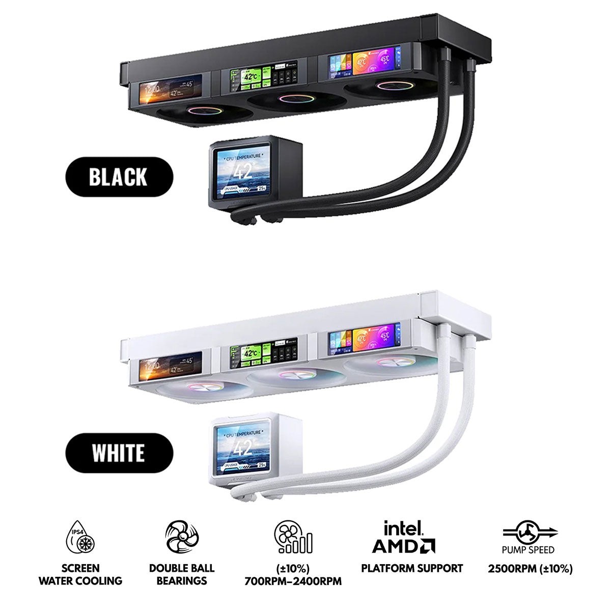 jonsbo-tf3-360sc-360mm-aio-liquid-cpu-cooler-w-3-x-3-38-fan-lcd-displays-3-5-pump-block-lcd-display-black-white