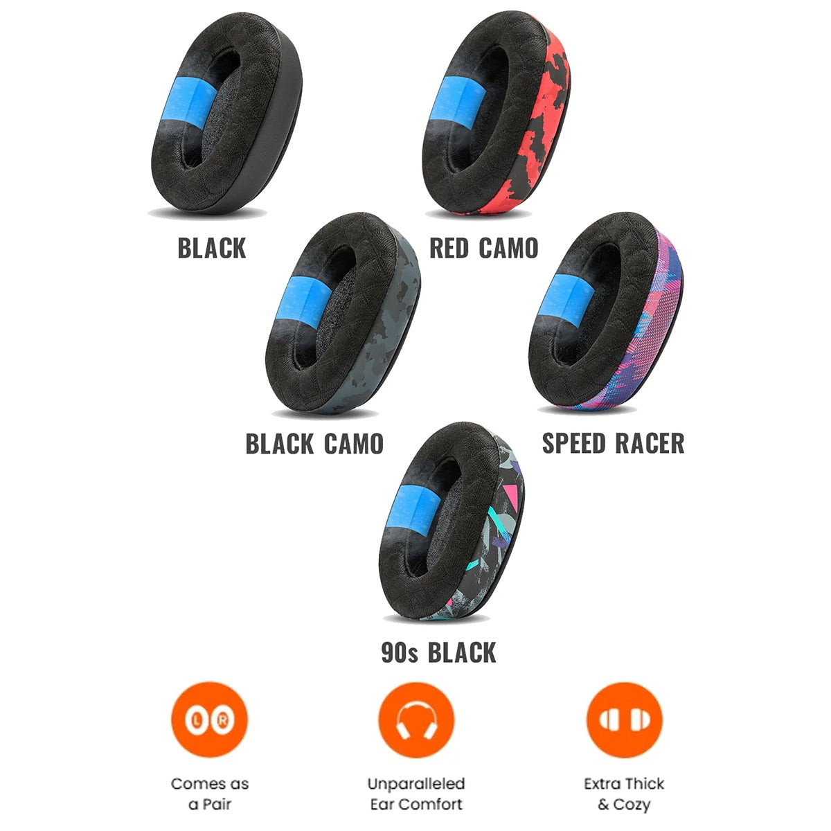 wicked-cushions-wc-freeze-g-pro-x-cooling-gel-earpads-for-logitech-g-pro-x-90s-black-black-camo-black-red-camo-speed-racer