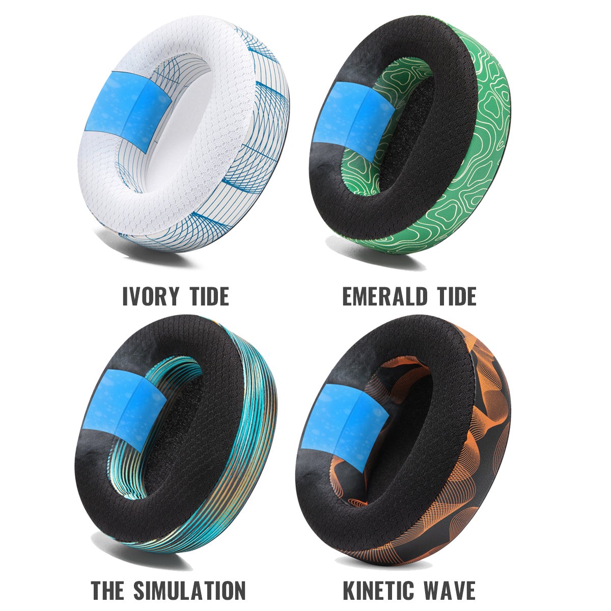 wicked-cushions-wc-freeze-hybrid-cooling-gel-earpads-for-audeze-maxwell-emerald-tide-ivory-tide-the-simulation-kinetic-wave